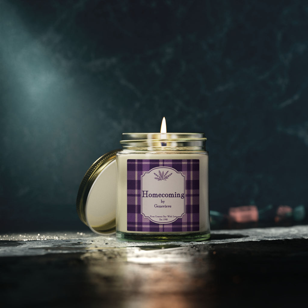 Homecoming Candle by Genevieve --- Scented Candles, Coconut Apricot Wax (4oz, 9oz)