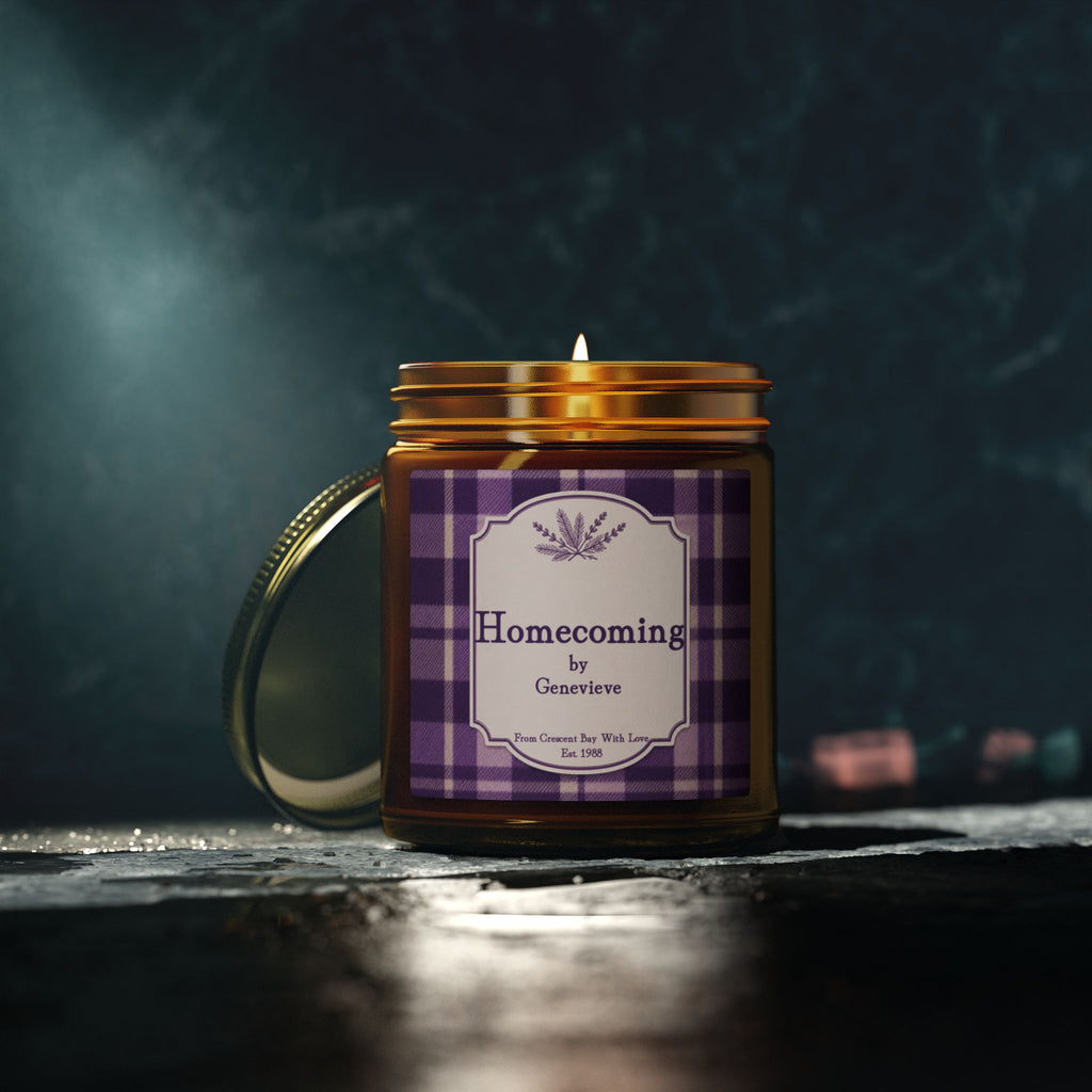 Homecoming Candle by Genevieve --- Scented Candles, Coconut Apricot Wax (4oz, 9oz)