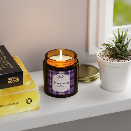 Homecoming Candle by Genevieve --- Scented Candles, Coconut Apricot Wax (4oz, 9oz)